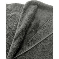 もこふわ着る毛布　グレー 80008 1個 トレードワン（直送品）