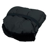 腰までぽかぽかクッション　ブラック 20541 1個 トレードワン（直送品）