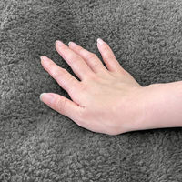 もこふわボアはんてん　グレー 80006 1個 トレードワン（直送品）