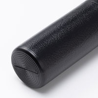 銀鳥産業 ポリ丸筒 黒 皮柄(梨地)36cm 029-001 1本