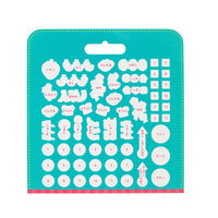 銀鳥産業 ぺたぺたシールでおけいこ すうじ 484-032 1個