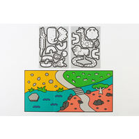 銀鳥産業 はじめてのダンボール工作キット どうぶつえん 305-141 1個