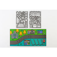 銀鳥産業 はじめてのダンボール工作キット まちのくるま 305-140 1個