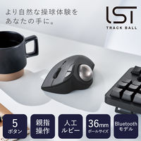 トラックボール マウス Bluetooth IST 5ボタン 人工ルビーユニット 黒 M-IT10BRBK エレコム 1個（直送品）