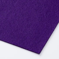 銀鳥産業 フエルト No.668 紫 177-041 1セット（50枚：10枚入×5袋）