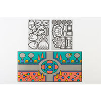 銀鳥産業 はじめてのダンボール工作キット おひめさま 305-142 1セット(10個)