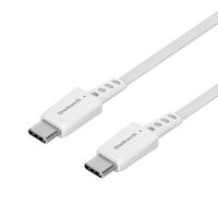 オウルテック 片引き巻取り式タイプC to TypeCケーブル PD60W対応 ホワイト OWL-CBKRPCC90-WH 1個