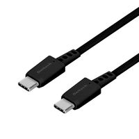 オウルテック 片引き巻取り式タイプC to TypeCケーブル PD60W対応 ブラック OWL-CBKRPCC90-BK 1個