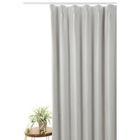 フォレストリンク 遮光1級 防炎 断熱 カーテン 1350×1850mm アイボリー 1セット(2枚入)（直送品）