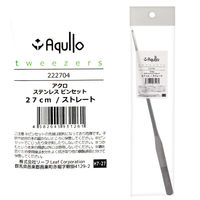 アクロ ステンレスピンセット　２７ｃｍ　ストレートタイプ 222704 1セット（直送品）