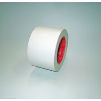 強粘着厚手カラー粘着テープ 幅75mm×長さ25m 白 キラックス 1セット（5巻入）