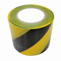 虎ビニールテープ 幅45mm×長さ10m 黄/黒 キラックス 1セット（5巻入）