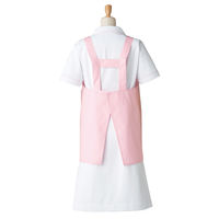 ショート丈安心エプロン　ピンク　LL～3L(2枚組） DE0001 ピンク　LL～3L(2枚組） 1組(2枚） ディーフェイズ（直送品）