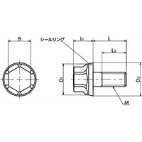 ネジコム(特殊材質ねじ)|フランジ付き低頭六角ボルト(ハイジェニックデザイン)SFNLーLHーHD SFHLーM8ー30ーLHーHPーHD（直送品）