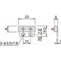 アサ電子工業 磁気近接用マグ AG002K/AG002KH AG002KH 1セット(7個)（直送品）