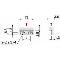 アサ電子工業 磁気近接用マグ AG004K/AG004KH AG004KH 1セット(7個)（直送品）