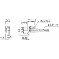 アサ電子工業 高精度タッチスイッチ(3線式) MS1 MS1BーHE 1セット(2個)（直送品）