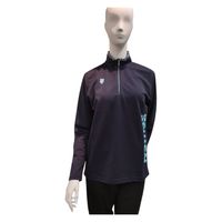 ブルーメイト 婦人ワッフル長袖ZIPロゴプリントTシャツ KA204BL5M 2枚（直送品）