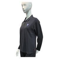 ブルーメイト 婦人 鹿の子長袖ワンポイントポロシャツ KD150NE5LL 1枚（直送品）