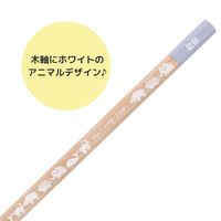 クツワ HI! MY ZOO(ハイマイズー) 鉛筆2B 紙箱入 モノトーン HZ023B 1個