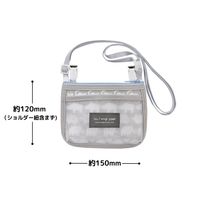 クツワ HI! MY ZOO（ハイマイズー） エアポシェ モノトーン ポーチ HZ020B 1個