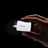 USB充電器 45W USB Type-C 2ポート AC充電器 スマホ充電 Nexode GaN ホワイト 1個 UGREEN