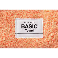 今治タオル フェイスタオル LOHACO Basic towel アプリコットオレンジ 約34×80cm 1枚  オリジナル