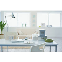 吉川国工業所 再生プラスチックを使ったティッシュホルダー ホワイト THR-01 1個