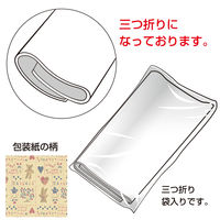 ササガワ 包装紙 カントリーベア 半才判 49-1310 1箱(50枚×10包)（直送品）