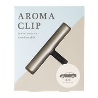 生活の木 車用 アロマクリップ 気軽に香りを楽しめる クリップ型芳香アクセサリー シルバー 1個