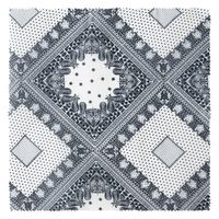 食品保存用ラップ 繰り返し使える みつろうラップキット ペイズリー ホワイト 1セット（1個×5）エヌ・エレファント