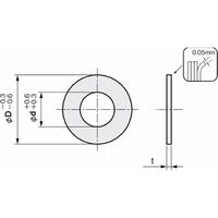 岩田製作所 シム&スペーサ|シムリング ラミネートタイプ RA5021028100 1セット(20枚:5枚×4個)（直送品）