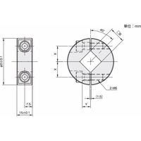 岩田製作所 セットカラー(セパレートカラー)|角シャフト用タイプ SCSS20S15S 1セット(2個)（直送品）