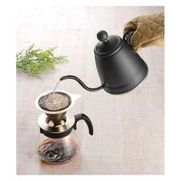 和平フレイズ 燕三 ＩＨ対応ドリップケトル１．３Ｌ（ブラック） EM-058 1個（直送品）