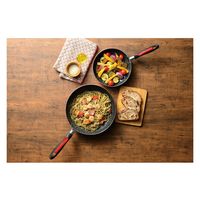 和平フレイズ キルシェマーブル IH対応ガラス蓋付フライパン28cm MB-2818 1個（直送品）