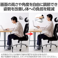 パソコンスタンド スマホ タブレット 17インチまで 三角形カットホルダー TBWDSDRAWAMSV 1個 エレコム（直送品）