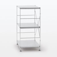 無印良品 ステンレスユニットシェルフ ステンレス棚セット 小 幅58×奥行41×高さ83cm 良品計画
