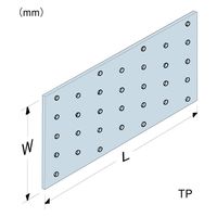 八幡ねじ タイプレート TP37 1セット(10個)（直送品）