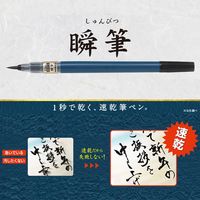 パイロット 筆ペン 瞬筆 本格毛筆 中字 うす墨 SVS-70FDM-UB 1本