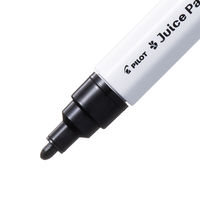 パイロット 水性マーカー ジュースペイント 中字 ブラック SJP-20M-B 1セット（5本）