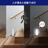 朝日電器 LEDセンサー付きライト PM-LF007PIR(W) 1個