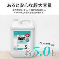 MSソリューションズ アルコール除菌スプレー(ヒアルロン酸入り)5000ml PL-DS01CL5000BC 1個
