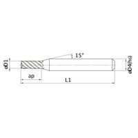 三菱マテリアル パックドリル VFMD D0150 1セット(2PC)（直送品）