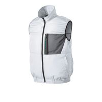 クロダルマ エアセンサー ベスト シルバー ファンバッテリーセット 4L 26879-40-4L-KS100 1SET（直送品）