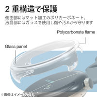 エレコム Google Pixel Watch/フルカバーケース/ガラス/クリア SW-PI221FCGCR 1個