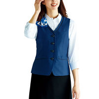 カーシーカシマ BEAUTY BORDER ベスト ロイヤルブルーボーダー 13号 ESV894 1着