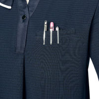 カーシーカシマ SHADOW BORDER ポロシャツ ブラック 3L ESP895 1着