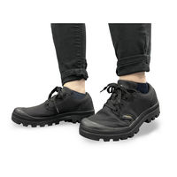 ヤマショウ 撥水スニーカー ブラック 3L YSS-202BK 1足（直送品）