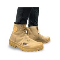 ヤマショウ 撥水ハイカットスニーカー ベージュ M YSS-203BG 1足（直送品）