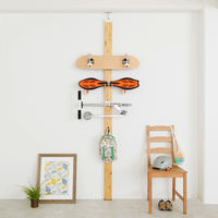 平安伸銅工業　LABRICO(ラブリコ)　スケートボードハンガー ホワイト　SXO-521　1個（直送品）